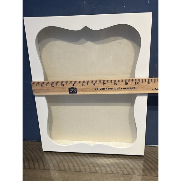 Shadow Box Frame 14x11 White Sturdy Memory Display Case - Picture 7 of 7